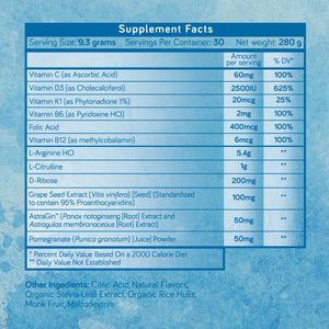 L­ Arginine Powder 5400mg — Nitric Oxide Powder - Citrulline 1000mg - Purethentic Naturals Arginine 5400 Pro